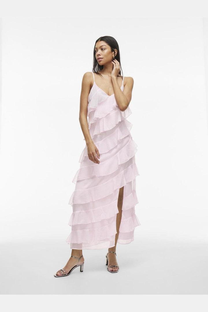 Vila - Viluna Strap Ankle Dress/Ka - 4821134 Cherry Blossom