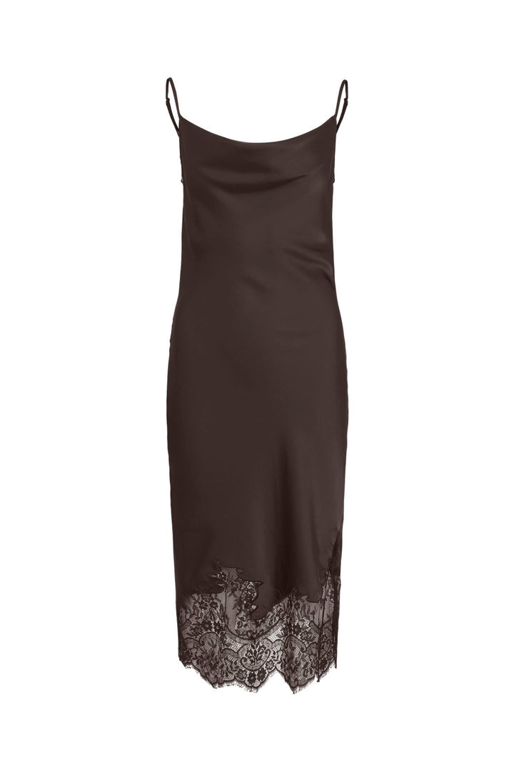 Vila - Visabel Strap Dress - 5094203 Coffee Bean