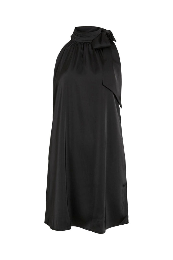 Vila - Visally S/L Dress - 4916298 Black Kjoler 