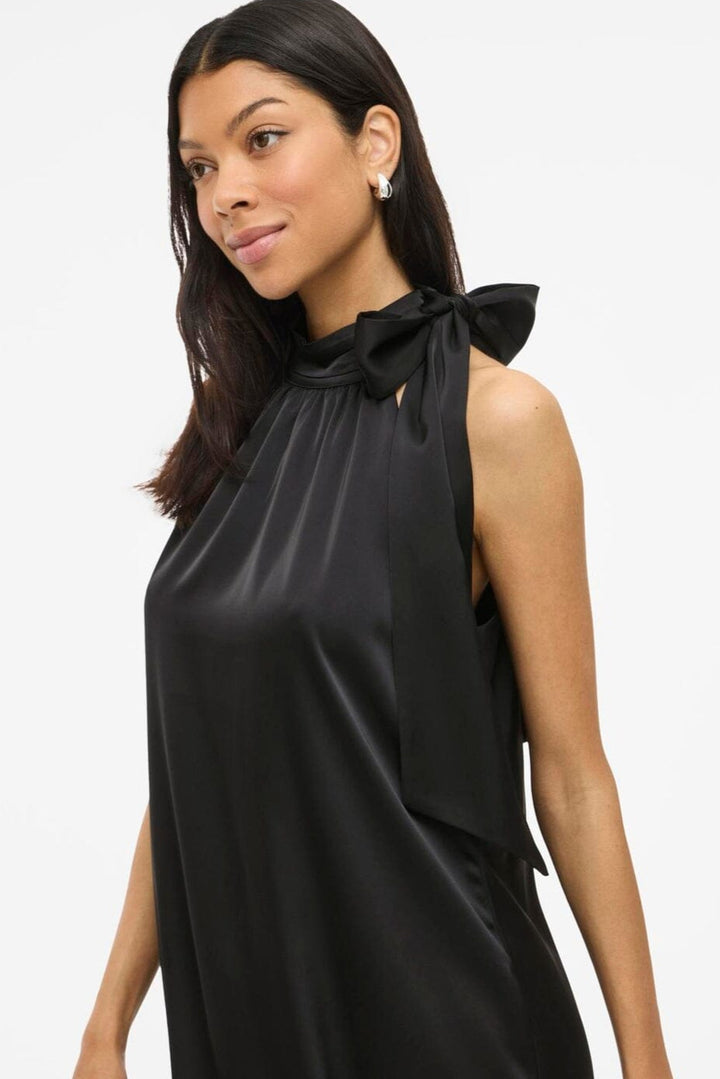 Vila - Visally S/L Dress - 4916298 Black