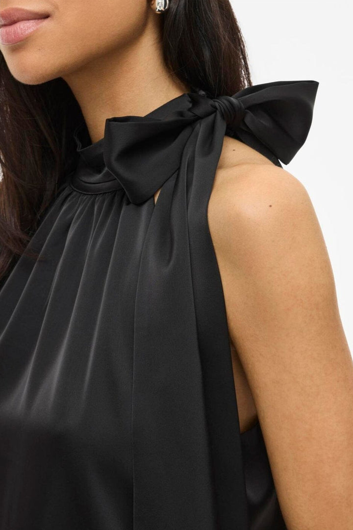 Vila - Visally S/L Dress - 4916298 Black