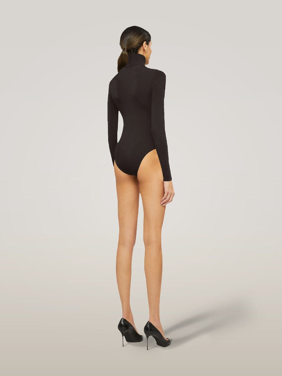 Wolford - Colorado Body75083 - 4870 Dark Wood Bodystockings 