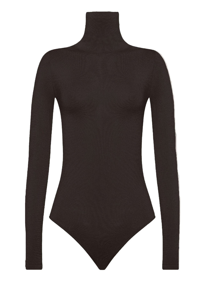 Wolford - Colorado Body75083 - 4870 Dark Wood Bodystockings 