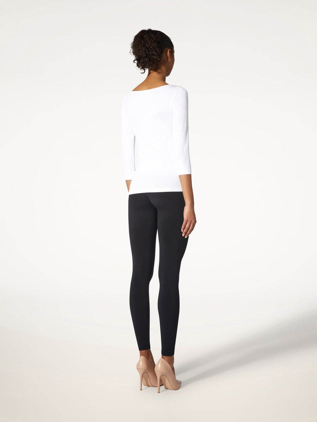 Wolford - Cordoba Top Long Sleeves55040 - 1001 White Trøjer 