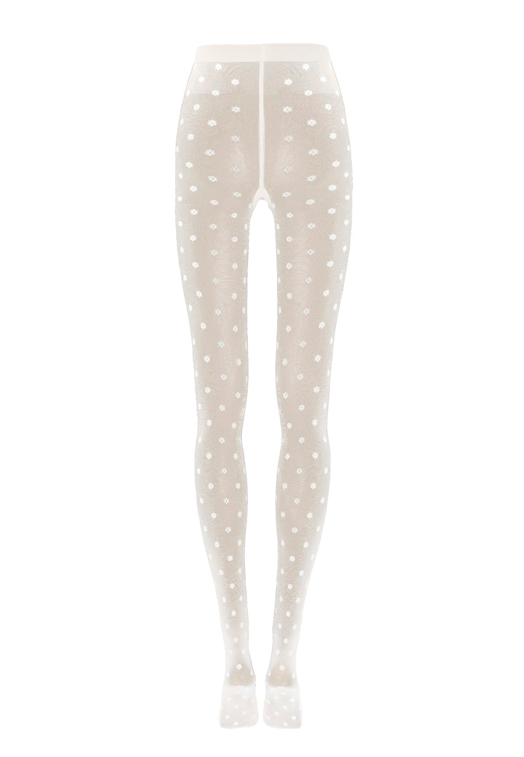 Wolford - Daisy Tights 17667 - 9383 White/white Strømpebukser 