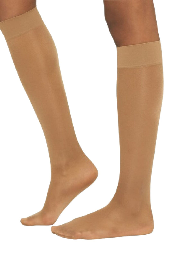 Wolford - Satin Touch 20 Knee Highs - Gobi Strømper 