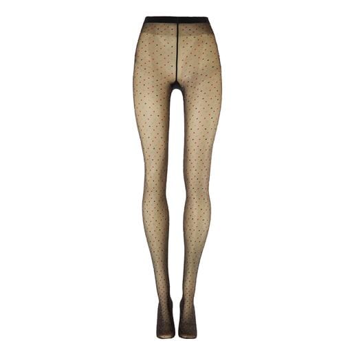 Wolford - Wdmulticolored Dot Tights17656 - 8163 Black/red Multicolor Strømpebukser 