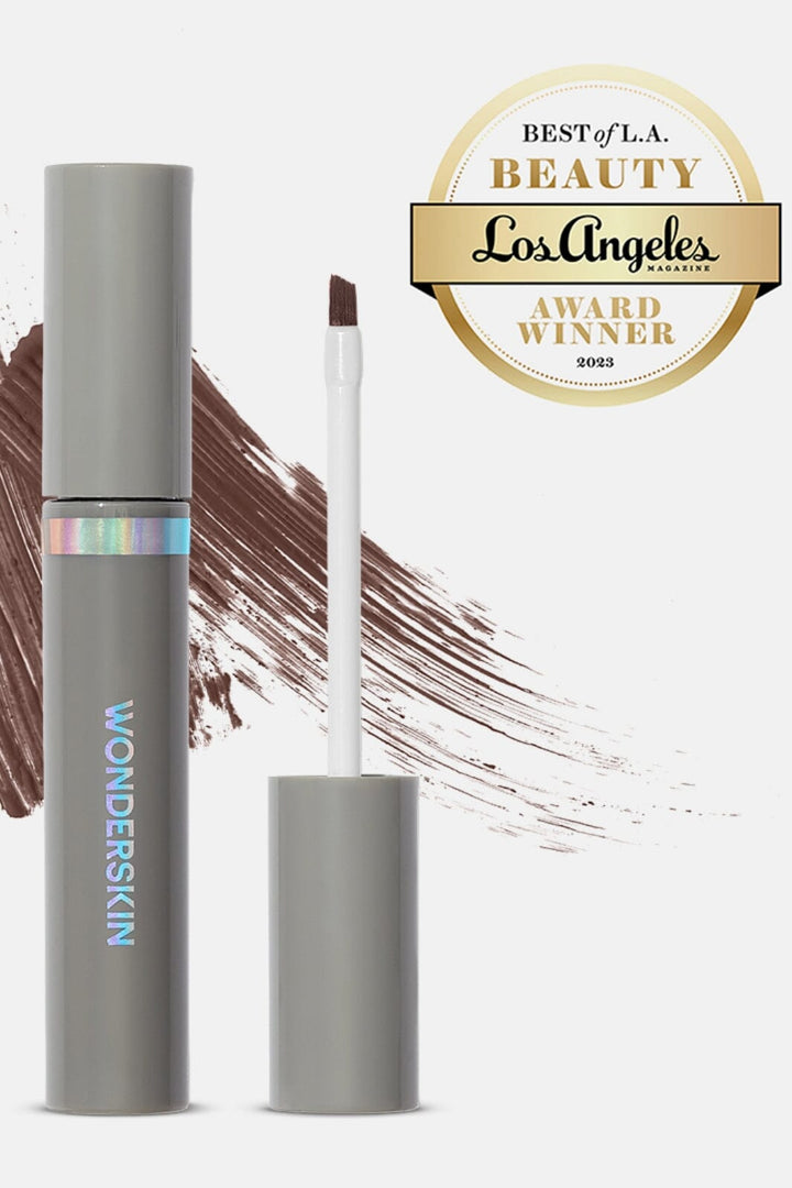 Wonderskin - Wonderblading Brow Stain & Go Masque Dark Brunette - Øjenbryn 