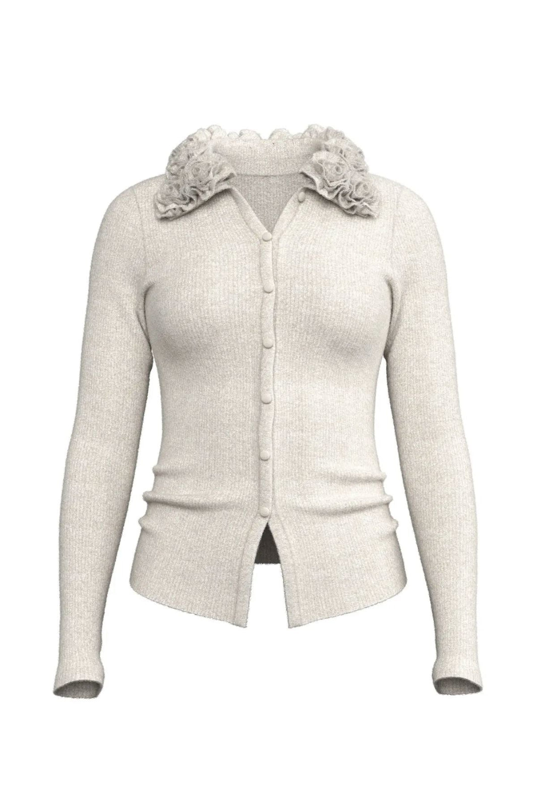 YAS - Yasarosia Ls Knit Cardigan - 5102614 Pristine Cardigans 