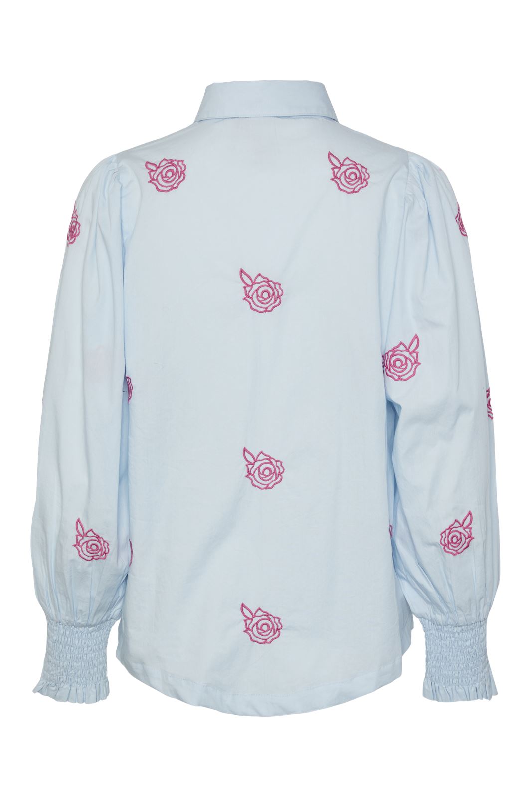 Y.A.S - Yasbella Ls Shirt - 4431603 Omphalodes W. Embroidery