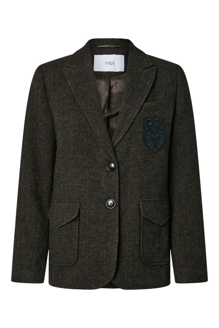 YAS - Yascarolyn Ls Blazer Jacket - 5224036 Dark Olive