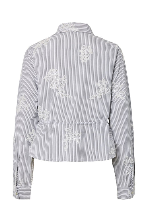 YAS - Yaschar Ls Pearled Stripe Shirt - 5199206 Star White Stripes