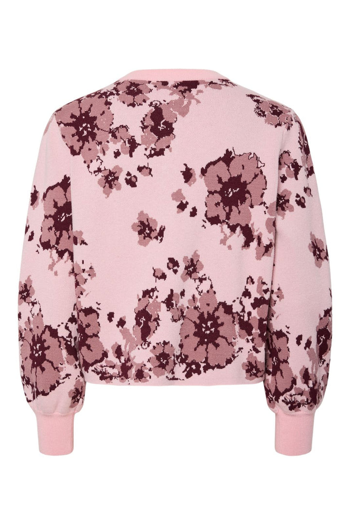 Y.A.S - Yascharlotte Ls Knit Cardigan - 5004818 Orchid Pink Charlotte Print