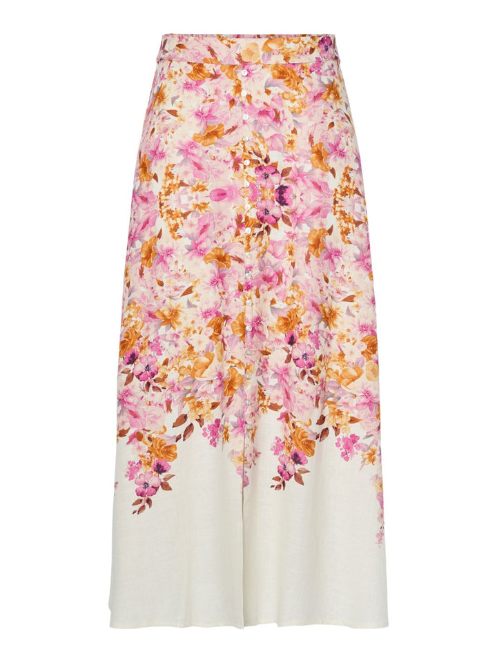 Y.A.S - Yascleo Long Skirt - 4863895 Birch Cleo Print