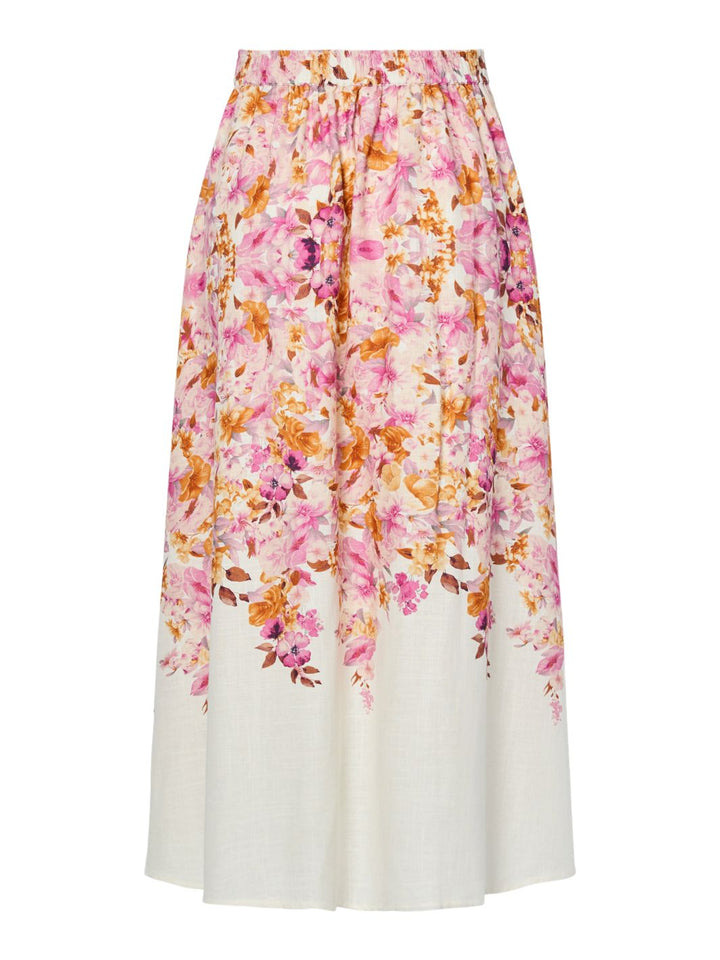 Y.A.S - Yascleo Long Skirt - 4863895 Birch Cleo Print