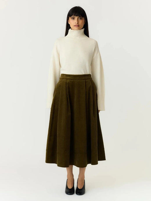 YAS - Yascordo Long Skirt - 5119369 Fir Green Nederdele 