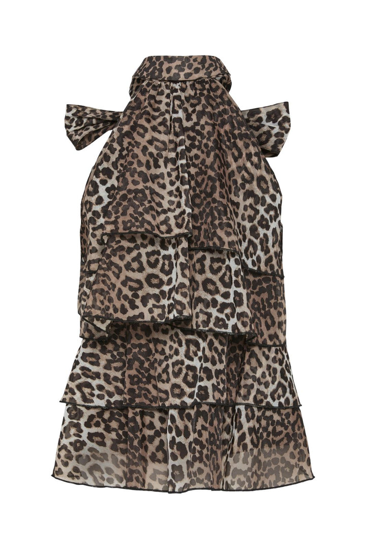 Y.A.S - Yaseloise Halterneck Top - 4722035 Birch Leo