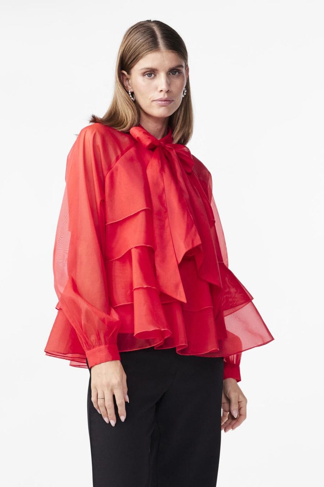 Y.A.S - Yaseloise Ls Top - 4562193 High Risk Red Bluser 