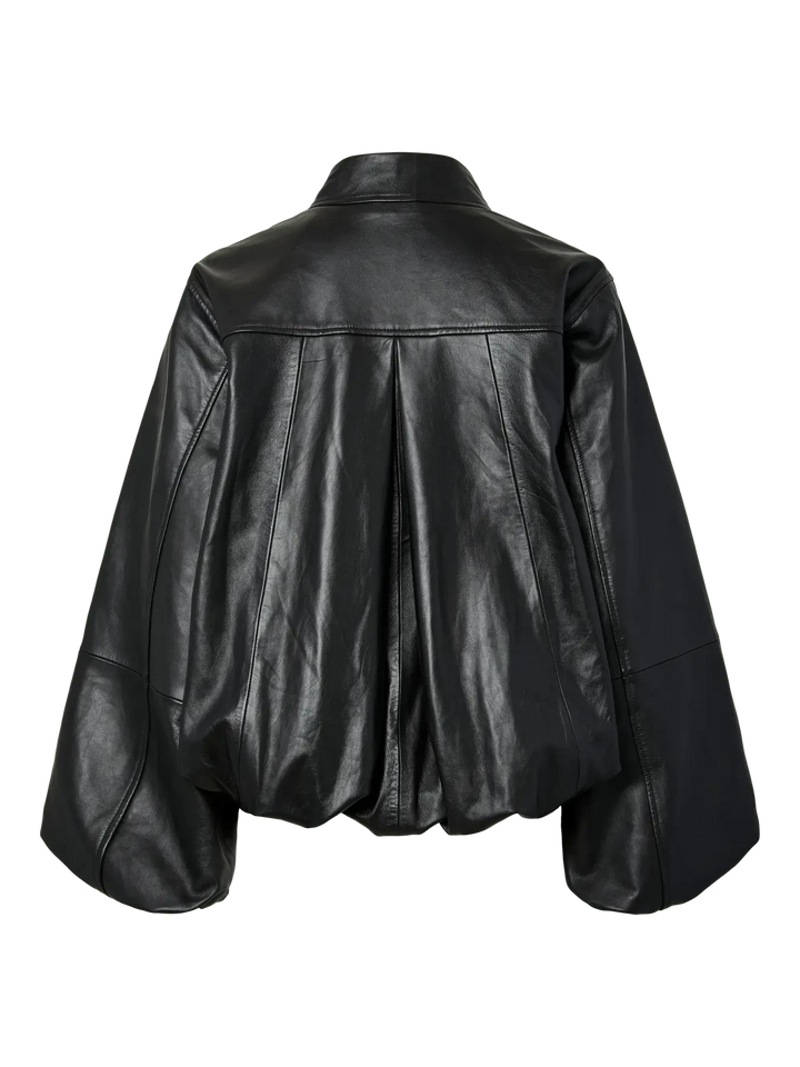 YAS - Yasisabel Leather Jacket - 5105116 Black Jakker 