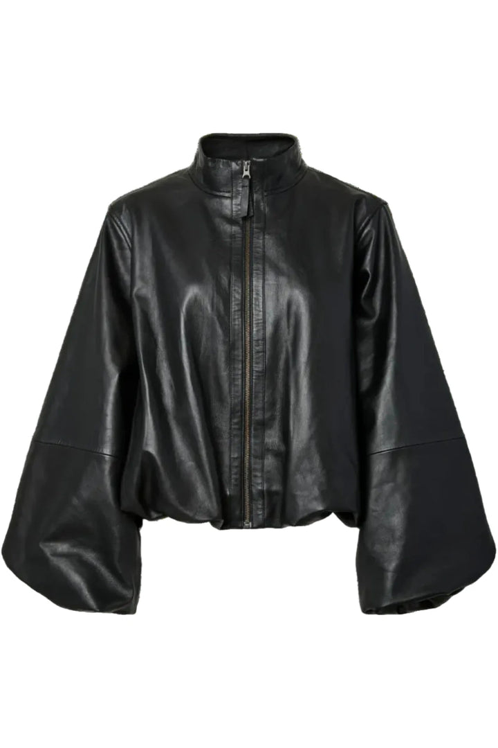 YAS - Yasisabel Leather Jacket - 5105116 Black Jakker 