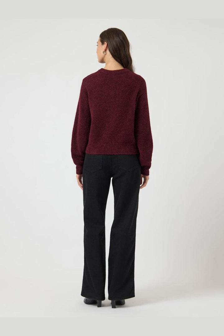 YAS - Yasjohi Ls Wool Blend Cardigan - 4972529 Port Royale