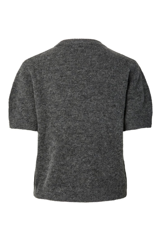 YAS - Yasjohi Ss Wool Blend Pullover - 5054491 Medium Grey Melange