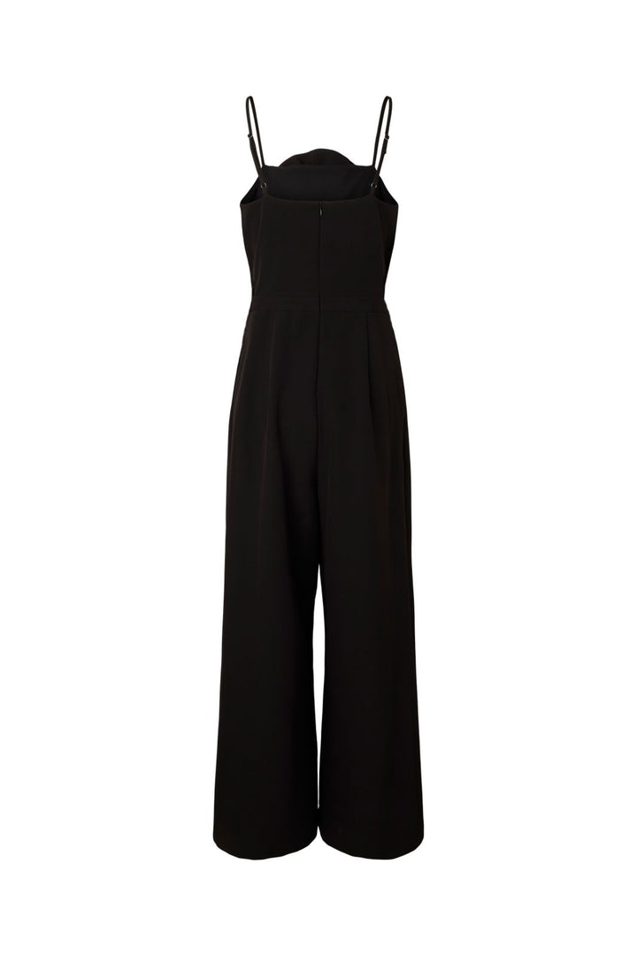 YAS - Yaslipas Strap Rosette Jumpsuit - 5102586 Black