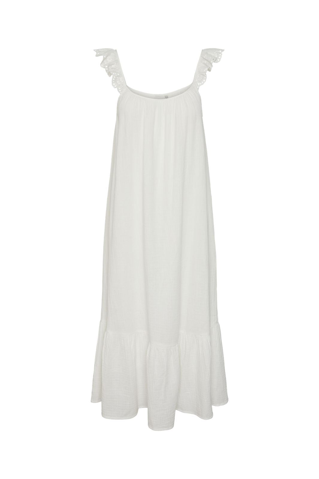 Y.A.S - Yasloulou Strap Long Dress - 4457059 Star White