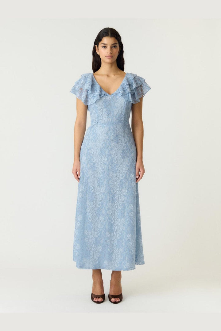 YAS - Yaslovisa Ss Ankle Lace Dress - 5132282 Skyway