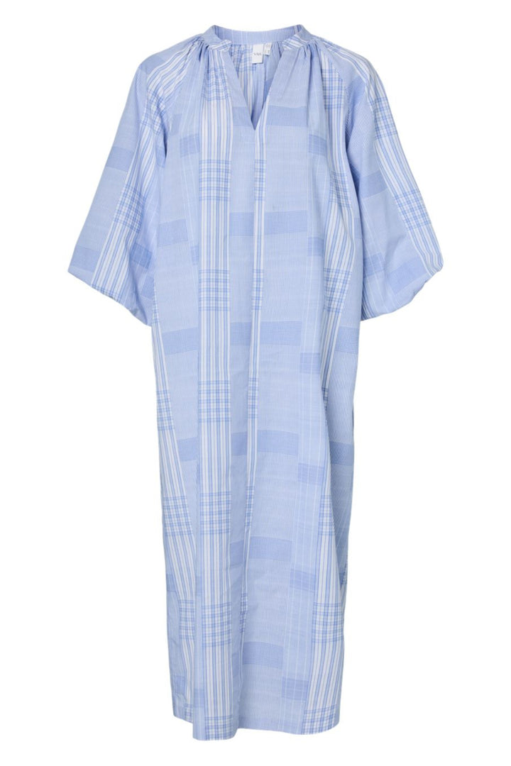 YAS - Yasmartine 3/4 Long Dress - 4933731 Star White Martine Checks