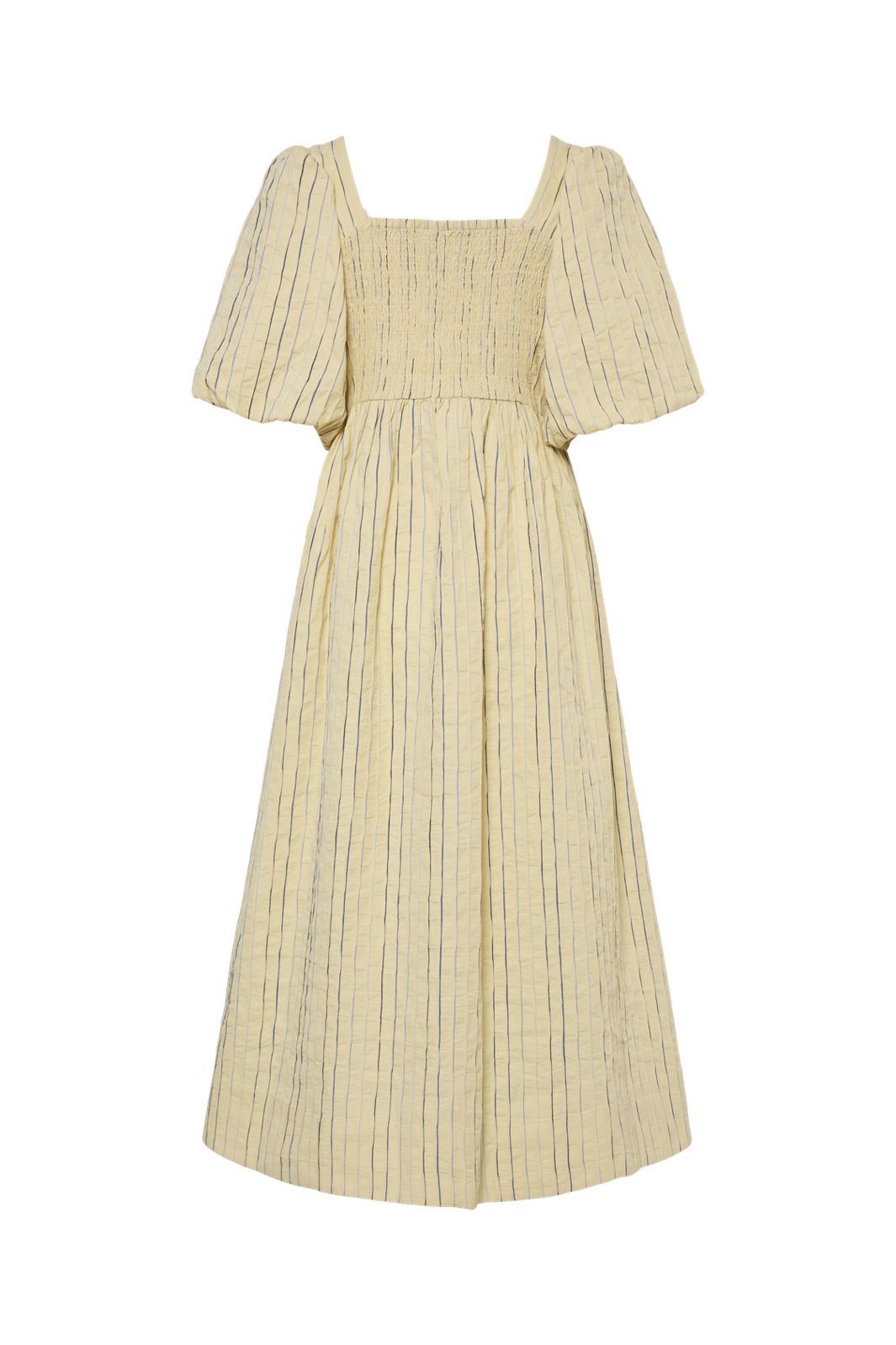 YAS - Yasmellow 2/4 Midi Dress - 4732043 French Vanilla