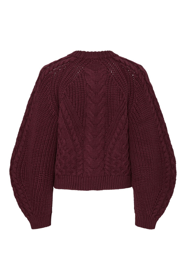 Y.A.S - Yasnansa Ls Knit Pullover - 4853367 Port Royale