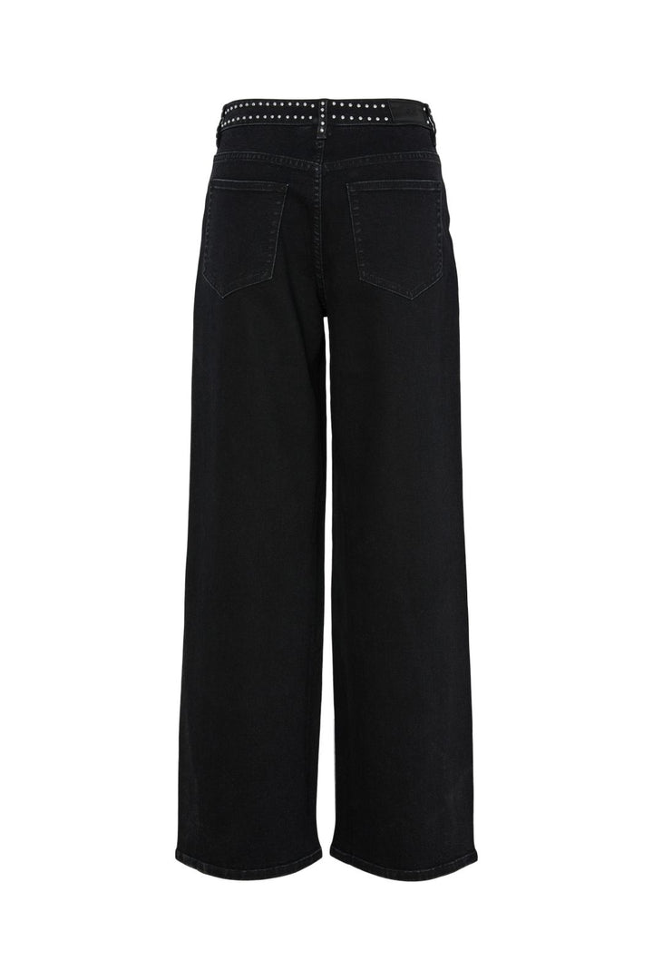 Y.A.S - Yasnoelle Studded Jeans - 4931525 Dark Grey Denim