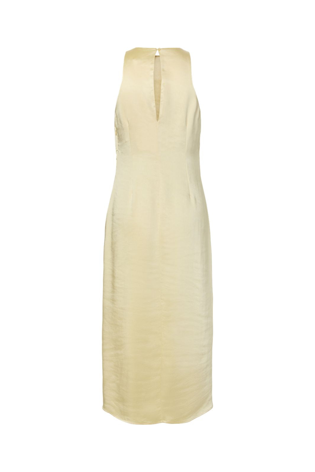 YAS - Yasorchida Satin Long Dress - 4954423 Anise Flower Orchida Aop