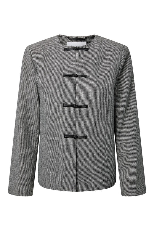 YAS - Yaspepino Ls Wool Mix Jacket - 5168714 Black White