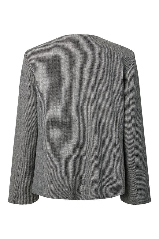 YAS - Yaspepino Ls Wool Mix Jacket - 5168714 Black White