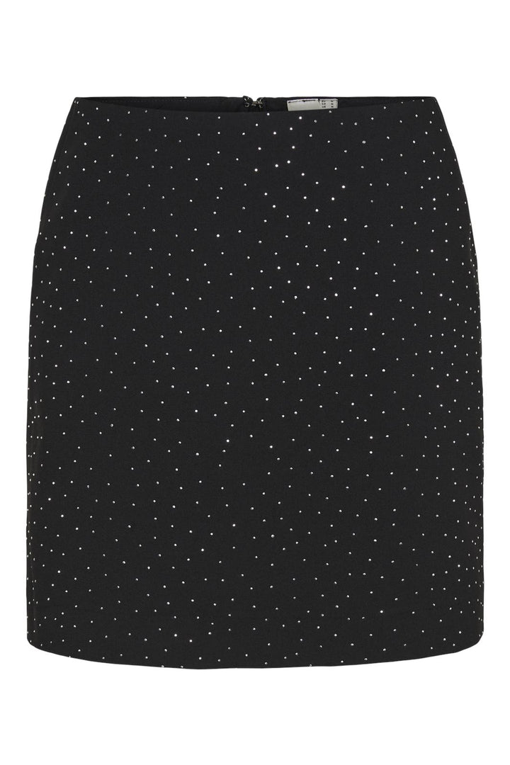 Y.A.S - Yasrhine Short Skirt - 4559813 Black Rhinestones