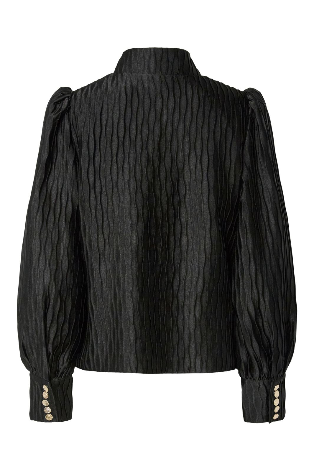 Y.A.S - Yasripple Ls Shirt - 4608468 Black