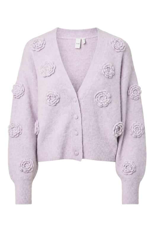 YAS - Yasromea Ls Knit Cardigan - 5234576 Orchid Petal