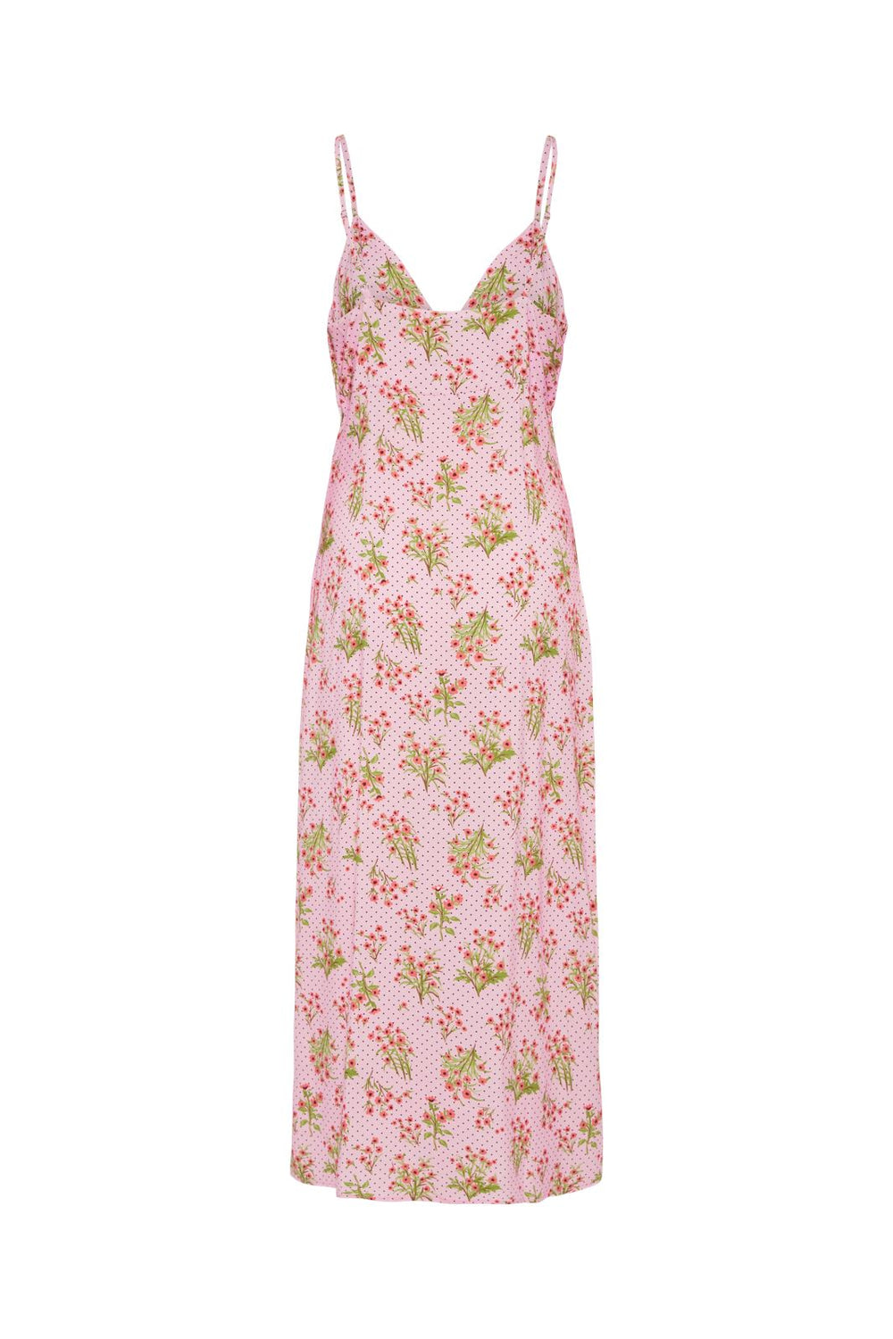 Y.A.S - Yasrosa Strap Long Dress - 4612333 Lilac Sachet Flower Print