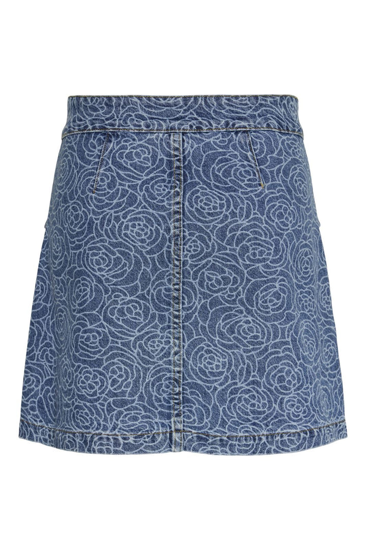 Y.A.S - Yasrosalyn Mini Skirt - 4458881 Medium Blue Denim Rosalyn