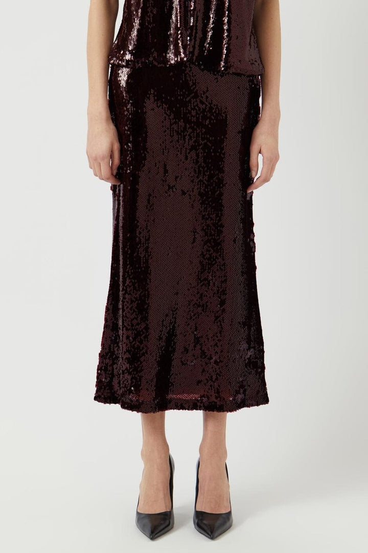 YAS - Yasroyalina Hmw Sequin Ankle Skirt -Show - 4845878 Port Royale W Sequins