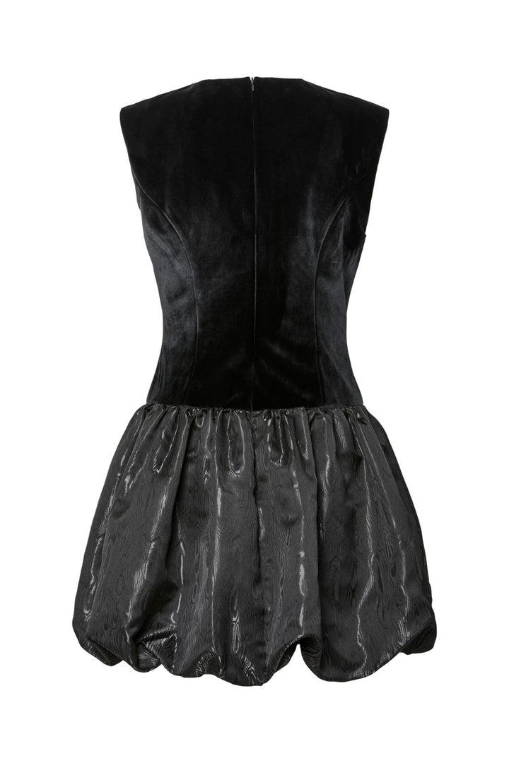 YAS - Yassarah Sl Bubble Hem Dress Gf - 4933406 Black