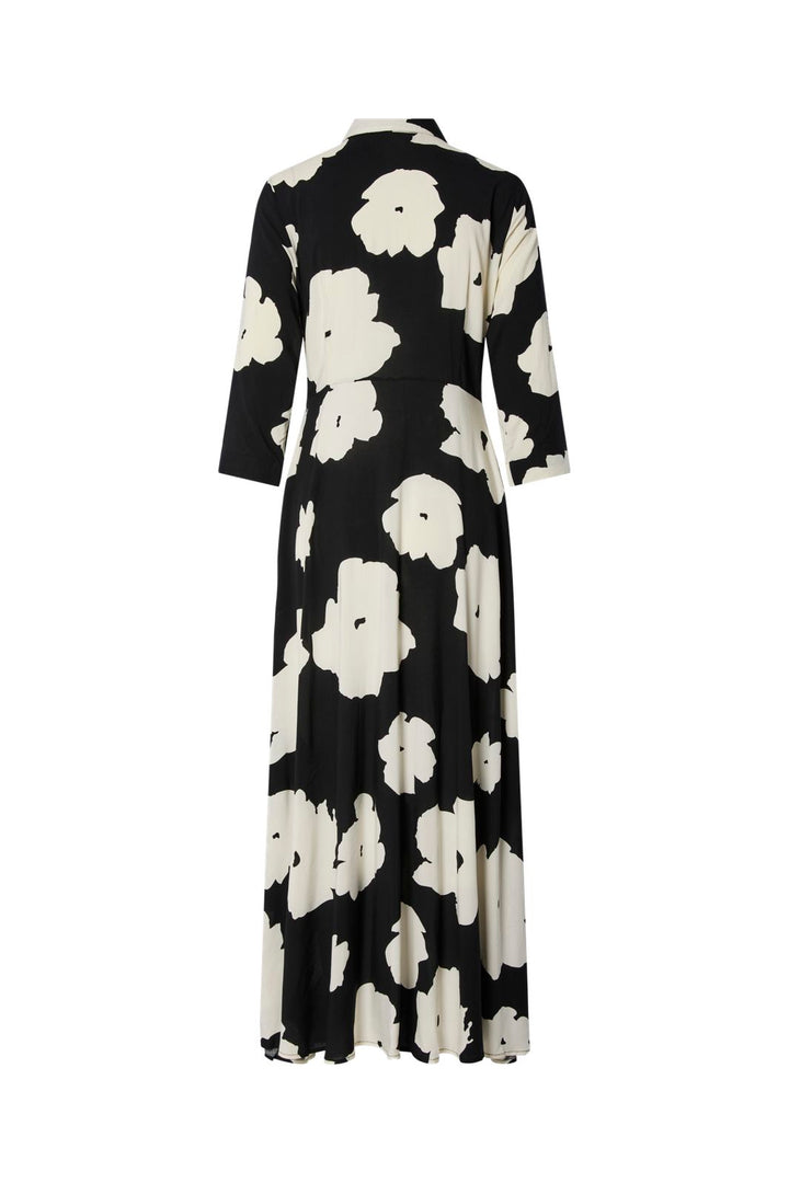 YAS - Yassavanna Long Shirt Dress - 4630883 Black Mille