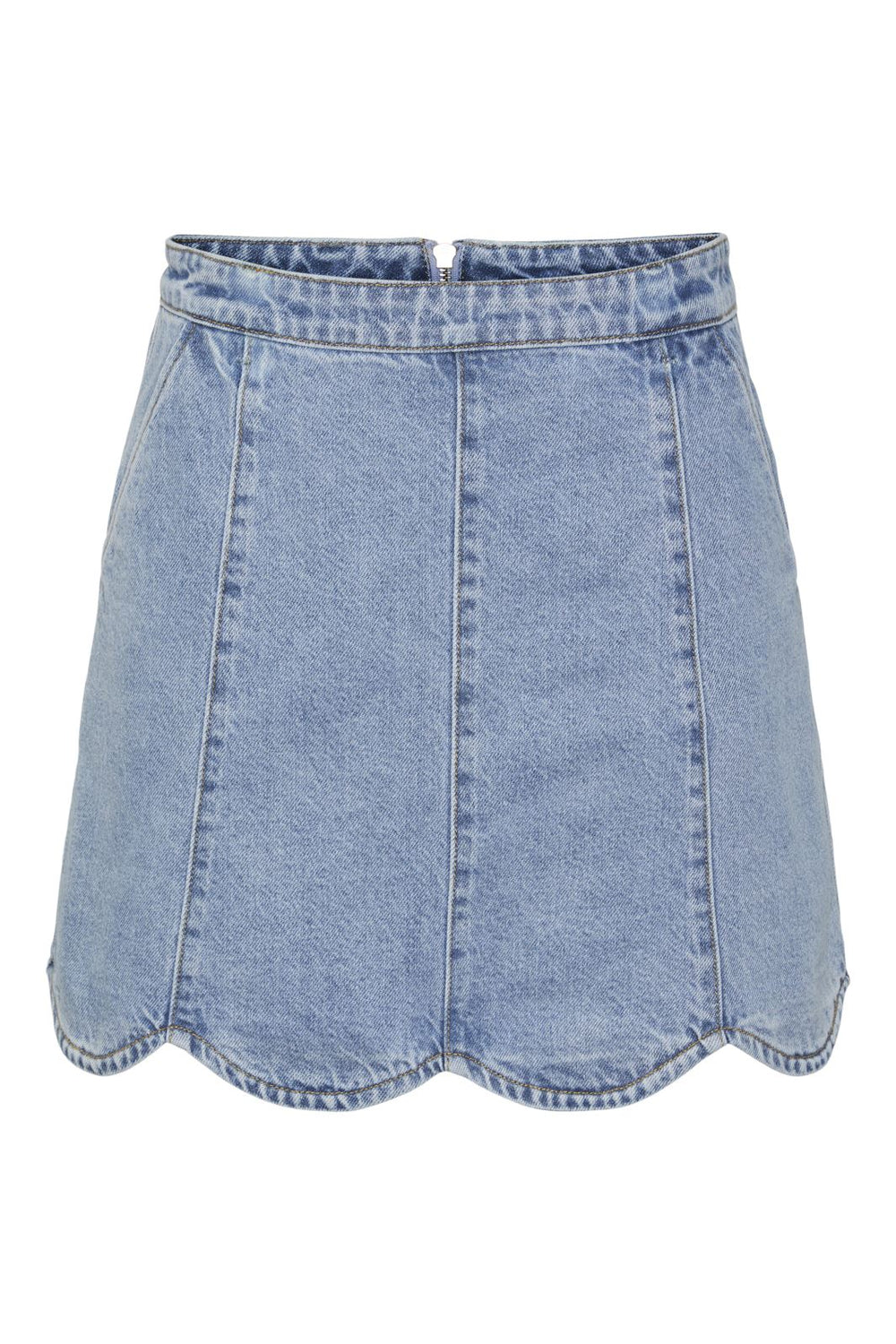 Y.A.S - Yasscallop Short Denim Skirt - 4439723 Light Blue Denim
