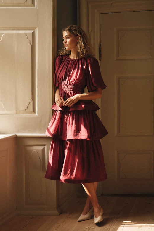 YAS - Yastilla 2/4 Long Dress - 4975872 Rhododendron Kjoler 