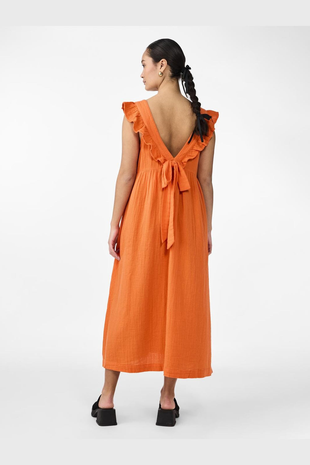 Y.A.S - Yasvimola Sl Long Dress - 4514607 Vermillion Orange