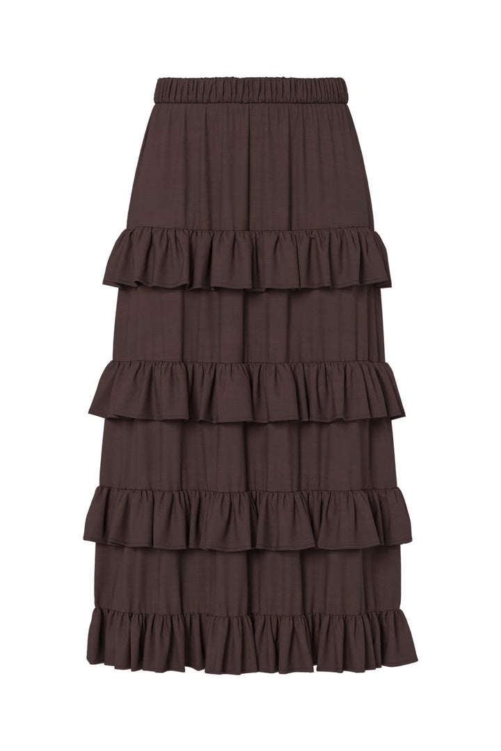 YAS - Yaswima Ankle Skirt - 5018261 Coffee Bean