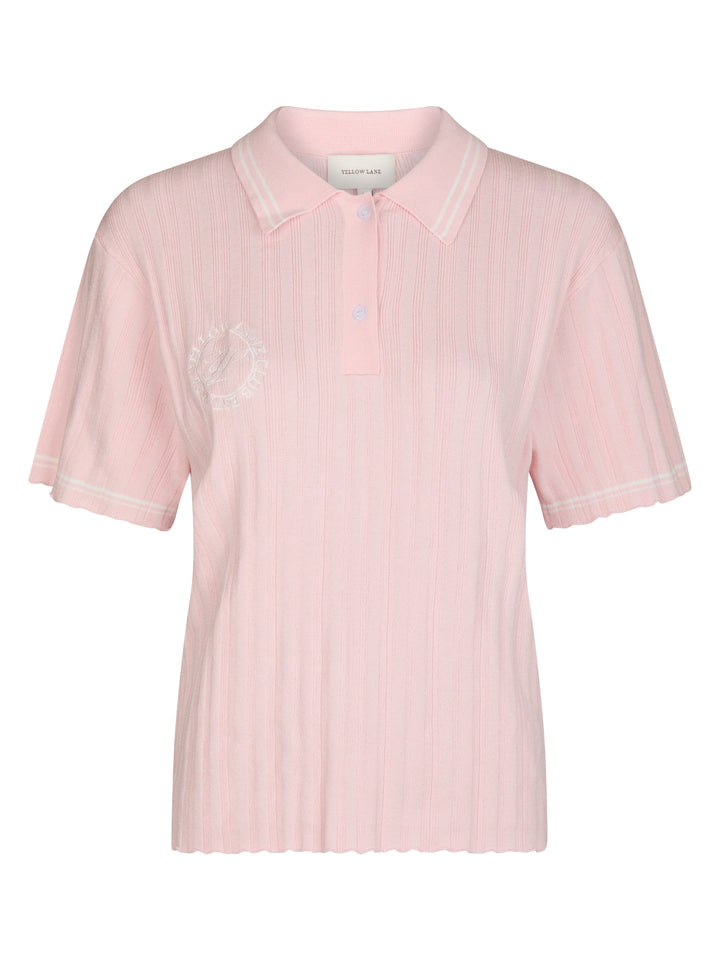Yellow Lane - Alpha Polo 165405 - 754 - Light Pink Strikbluser 