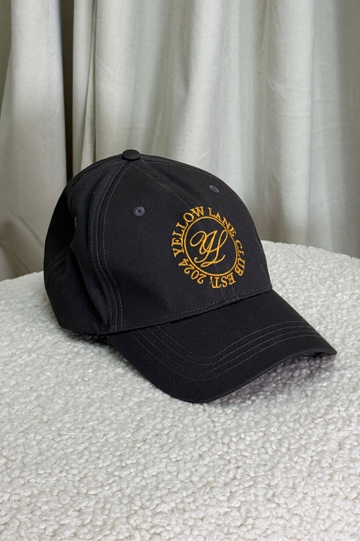 Yellow Lane - Heritage Cap 165328 - 132 - Antracit Kasketter 